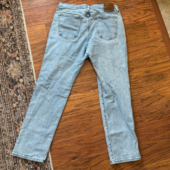 Abercrombie & Fitch Jeans Athletic Straight Signature Stretch Denim Mens 34 X 32 - Picture 2 of 5